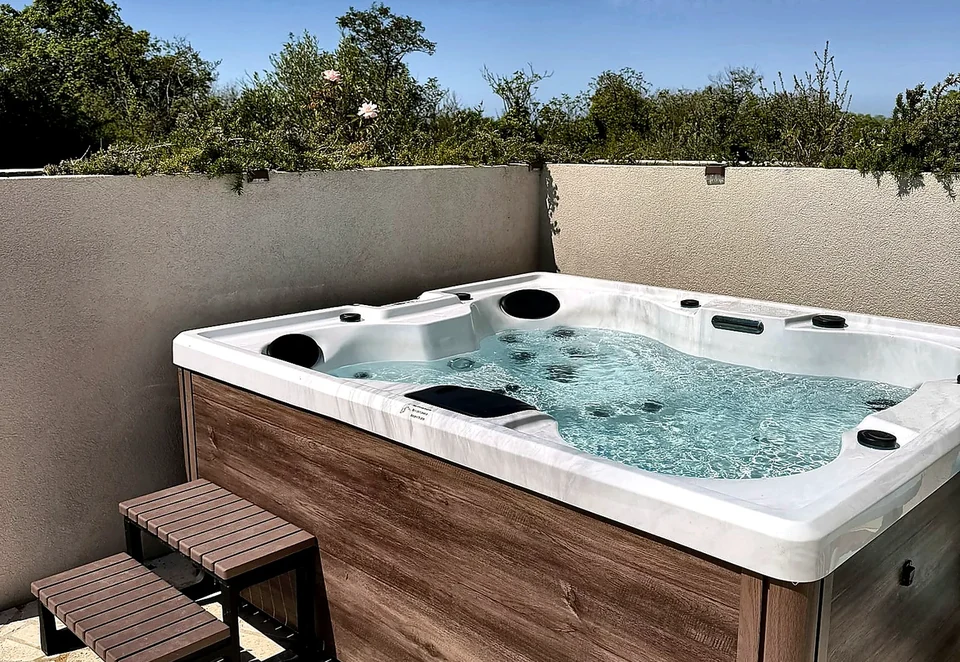 Private jacuzzi at Villa Julija