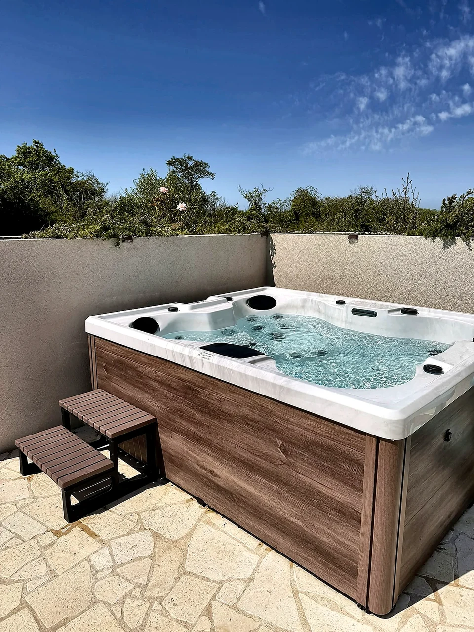 Private jacuzzi at Villa Julija